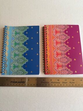 Colorful Spiral Notebook/Journal - Set of 2